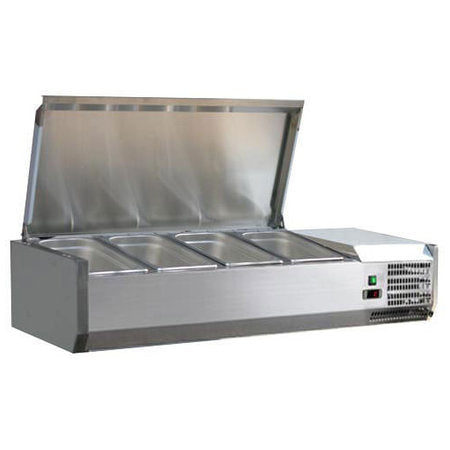 47" Refrigerated Topping Rail with S/S Cover