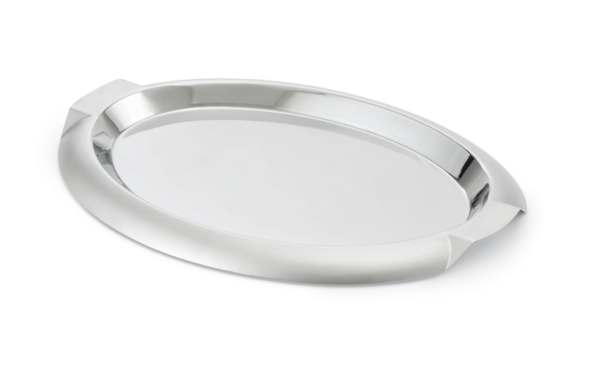 Oval Stainless Steel Serving Trays