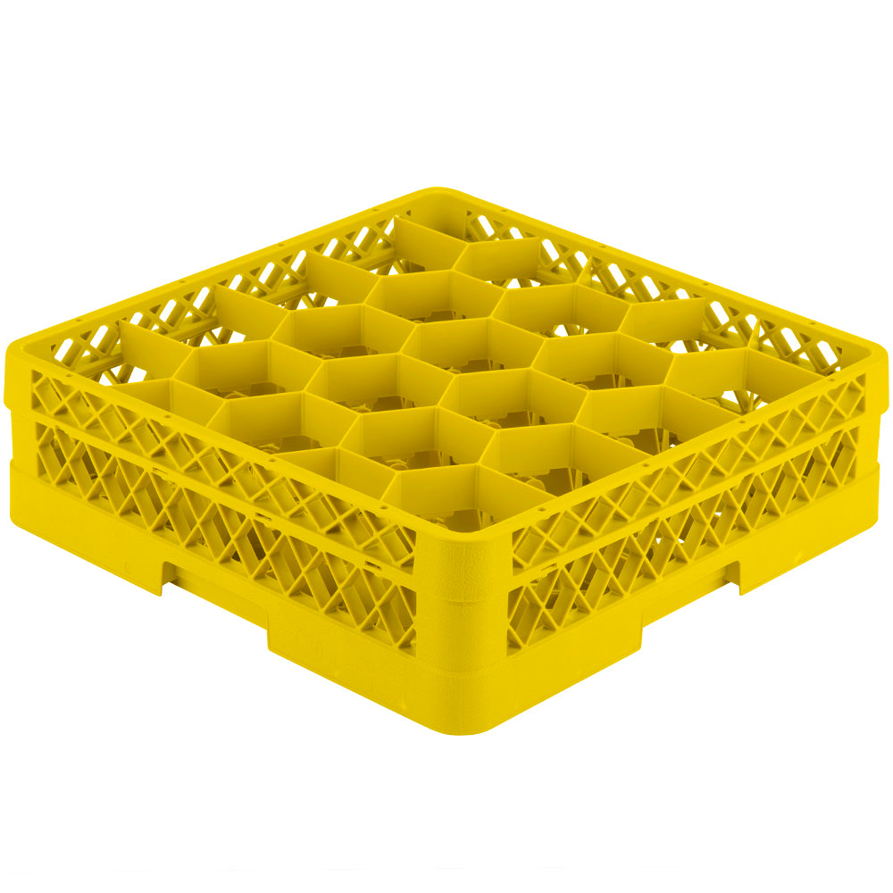 Traex® Full-Size Rack Max® Compartment Racks with 20 Hexagon shaped compartments and one extender in Yellow