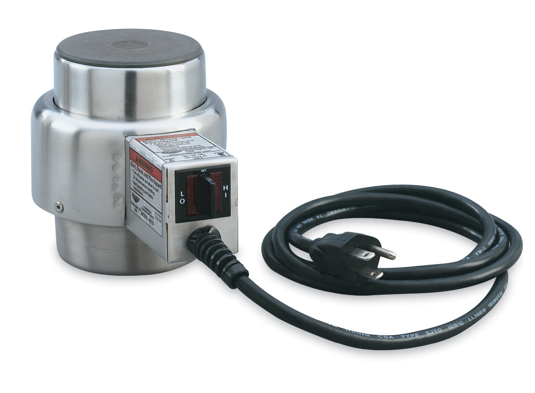 120-volt electric chafer heater - Sized to fit in standard fuel cup openings