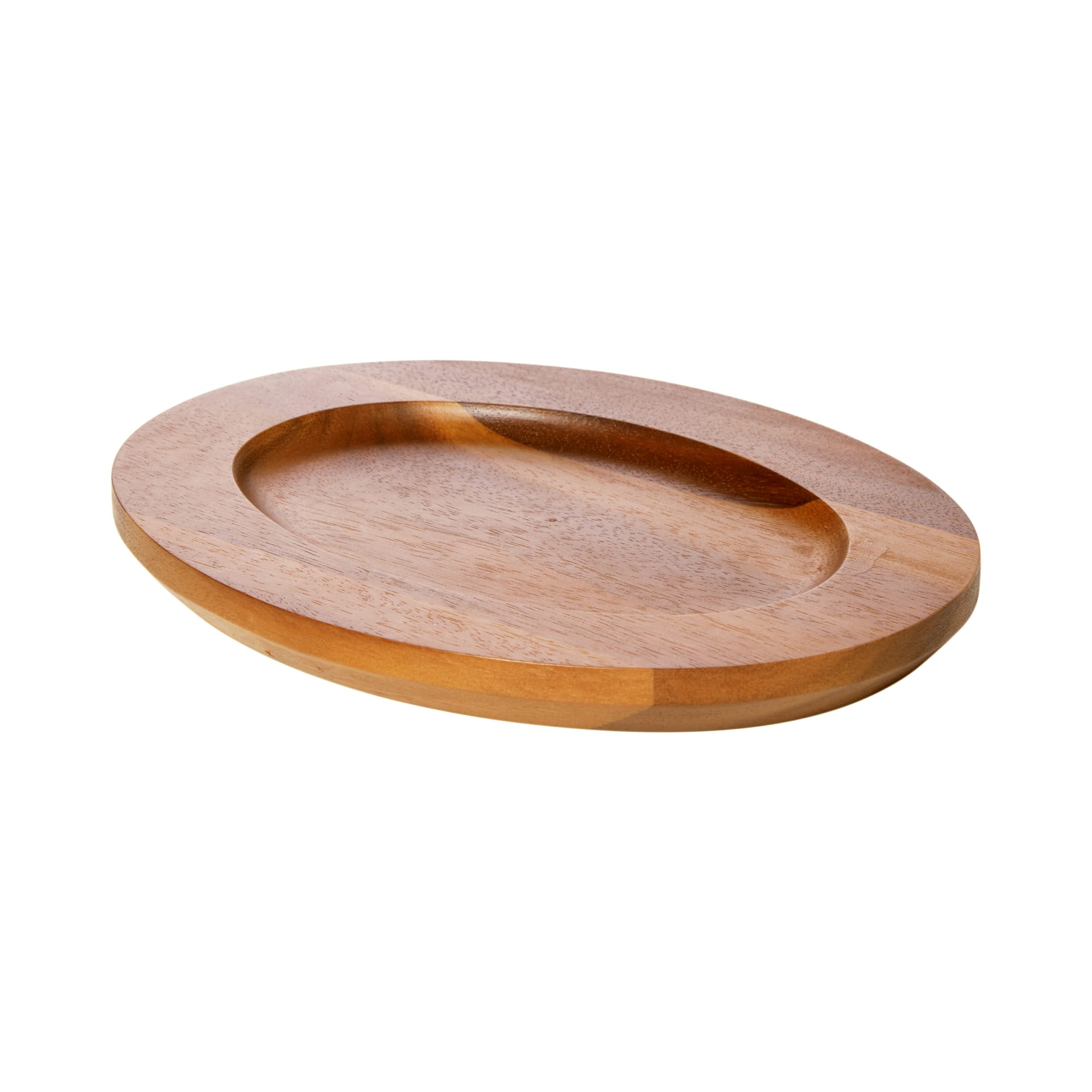 Heiss™ Acacia Wood Underliner for 16 oz. Oval Skillet