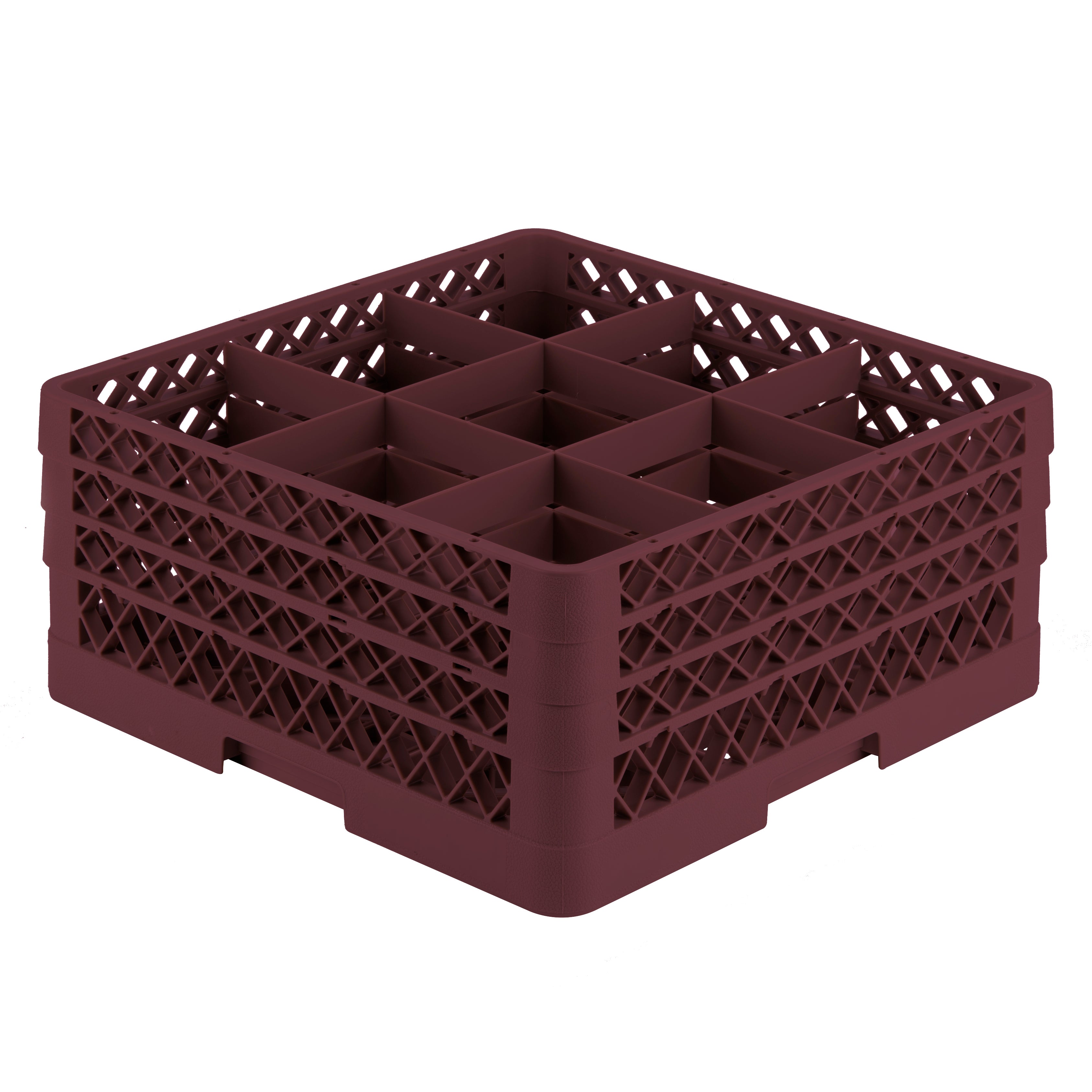 9-Compartment Square Traex® Full Size Compartment Racks