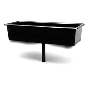14" x 5" Bar Drain Tray, Black