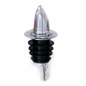 Liquid Pourer with Poly-Kork, Clear