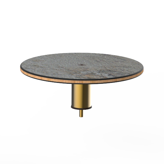 Round Low Display Shelf 18.0" Dia. Modular
