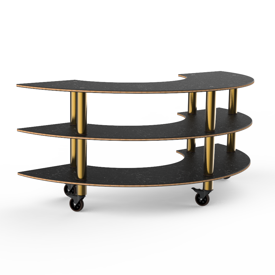 Creative Curved Unit L 81.5" W 41.0" Modular