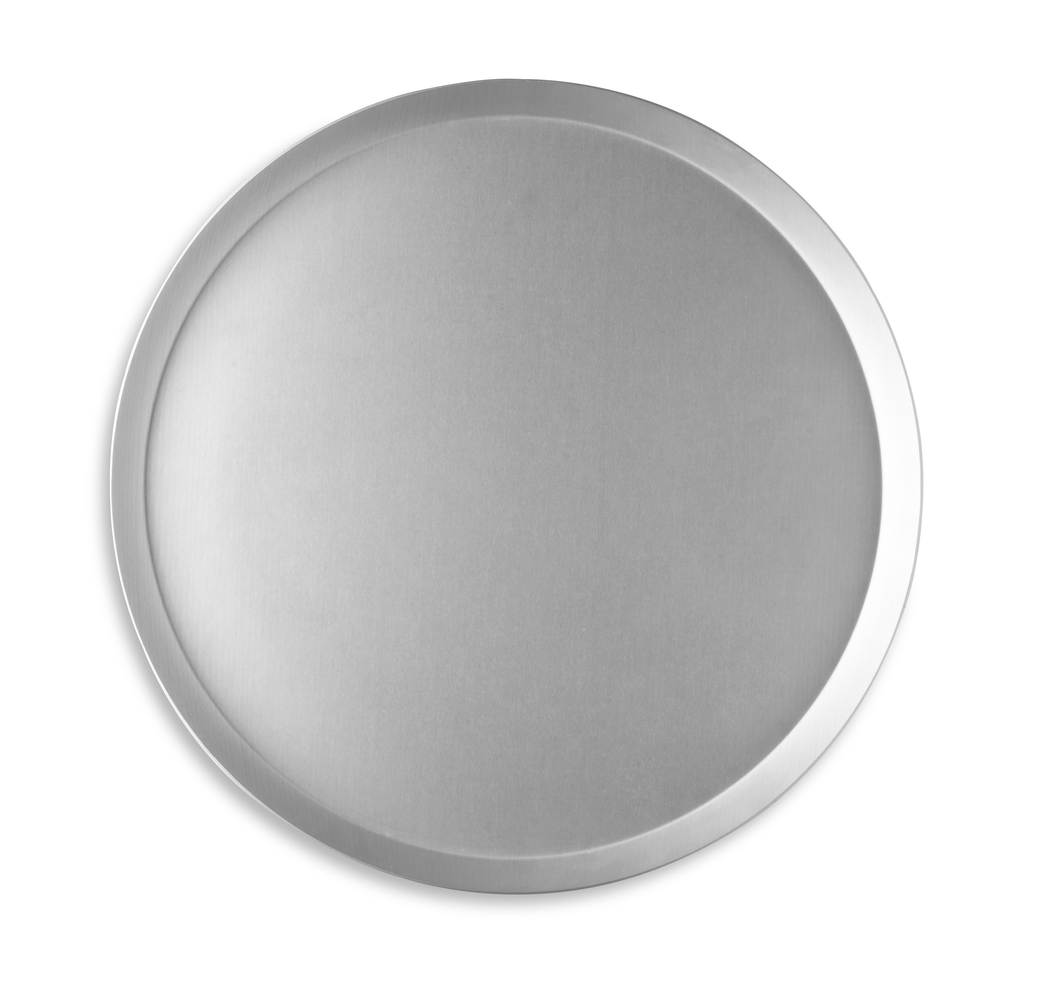 13" Solid Press-Cut Pizza Pan with Clear Coat Anodized Finish