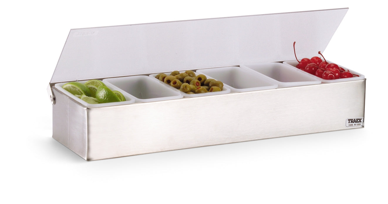 Traex® Kondi-Keeper™ Stainless Steel Condiment Dispensers