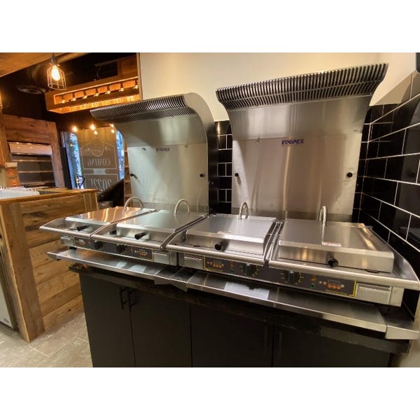 Diablo VG Double Vitroceramic Speed Panini Grill, 6.0kW, 208/240V