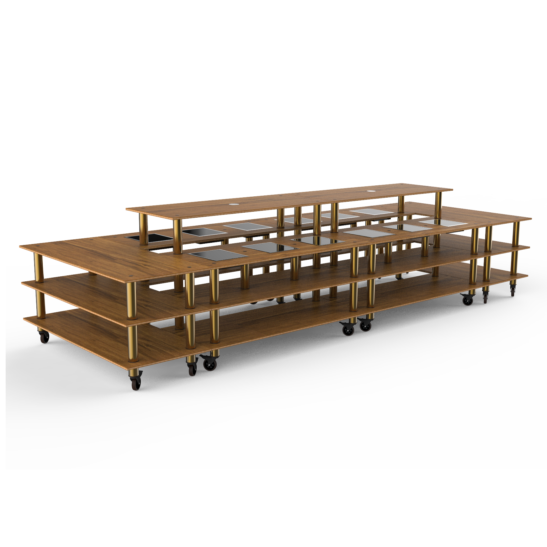 Grand Market Induction Station L 200.5" W 71.0" Modular