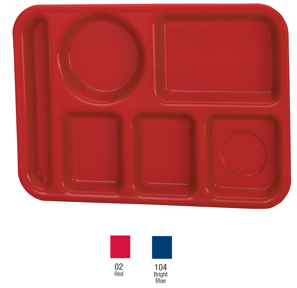 Traex® Polypropylene School Compartment Trays