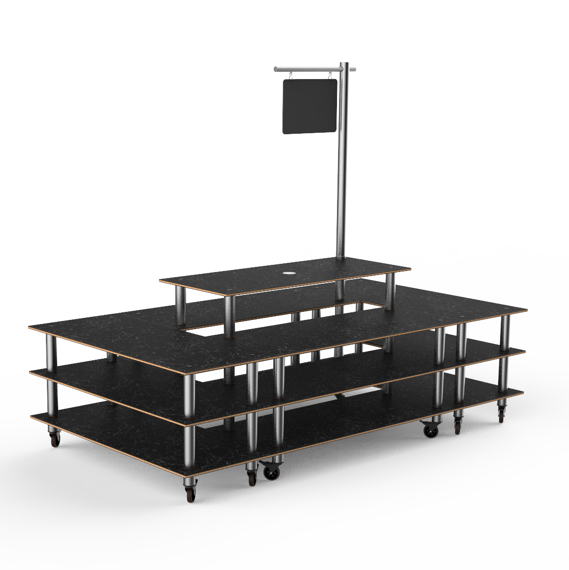Market Square Station L 130.0" W 71.0" Modular