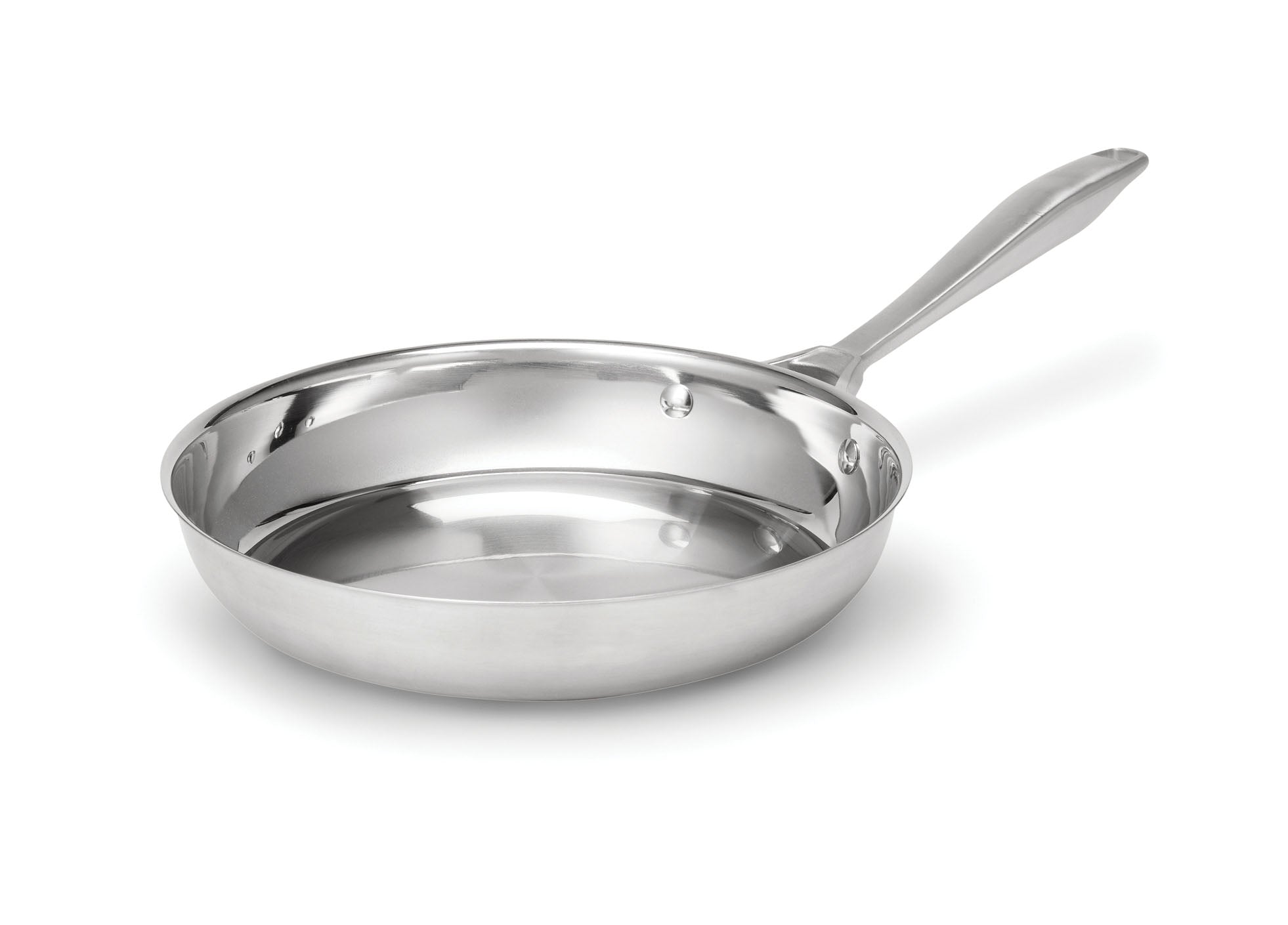 10 15/16-inch Intrigue® stainless steel fry pan with natural finish