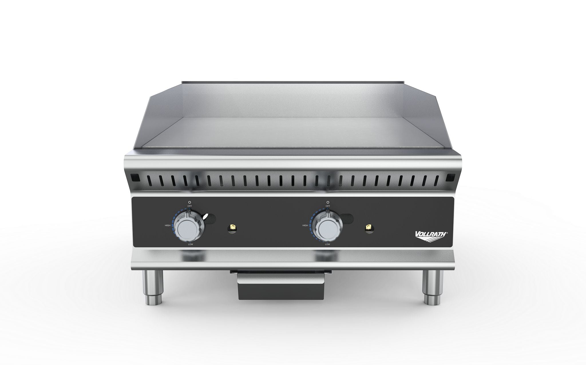 24-Inch Heavy-Duty Flat-Top Gas Griddle with Manual Controls