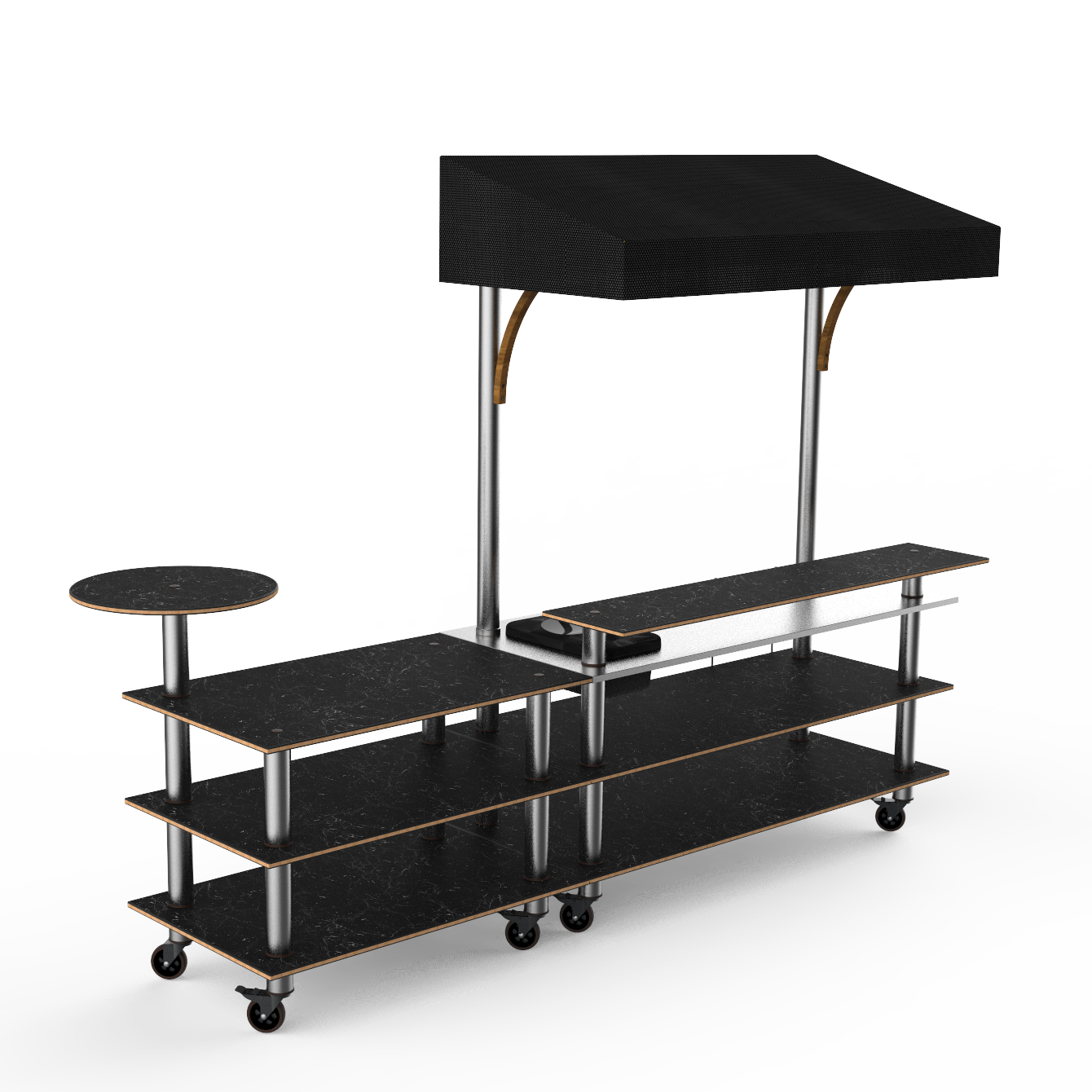 Mixology Bar Station L 125.0" W 41.0" Modular
