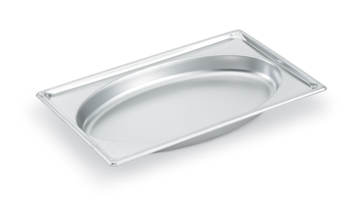 Full-size 2 ½-inch-deep Super Pan® stainless steel super shape oval wild pan - Oval-Full Pan