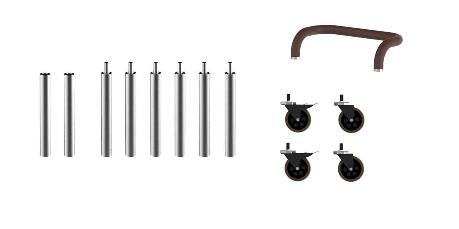 Segments Casters & Handles Rollin