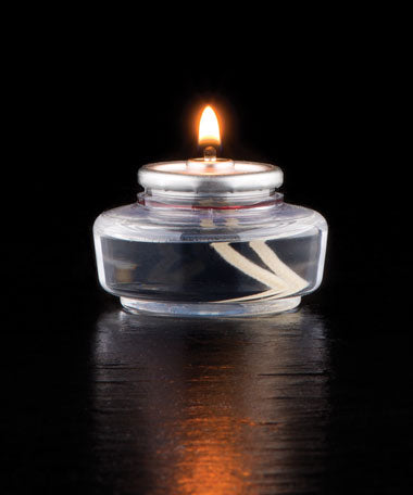 Clear Plastic Liquid Votive™ Fuel Cell, 12 hours