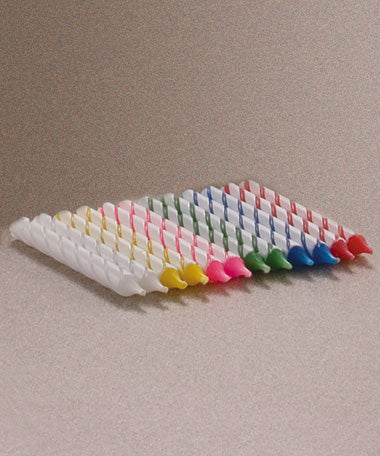 2-1/4"H Spiral Stripe Wax Select Wax® Birthday Candle