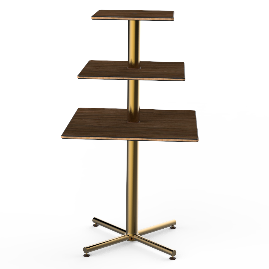 Square Display Table L 30.0" W 30.0" Polo