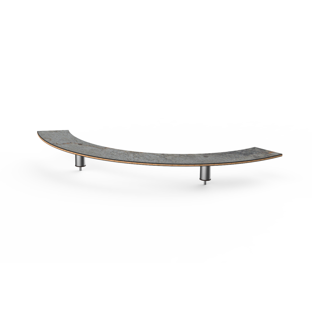 Creative Curved Outer Shelf L 76.0" W 27.5" Modular