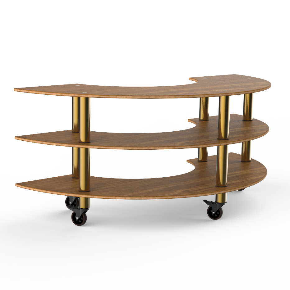 Creative Curved Station L 81.5" W 41.0" Modular