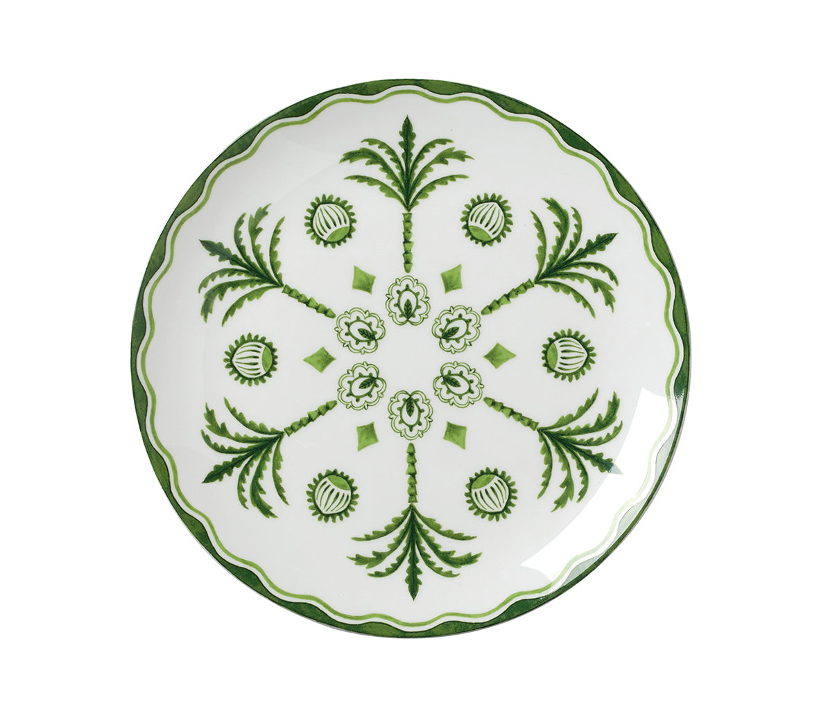 Coupe Plate 8.25" Dia. Sultans Garden
