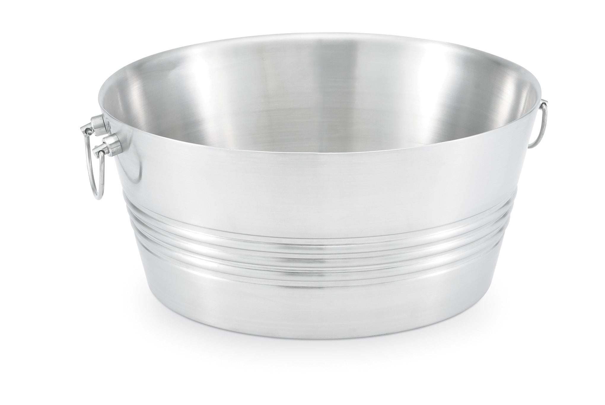 3 gallon Double-Wall Conical Stainless Beverage Bin & Floor Beverage Stand