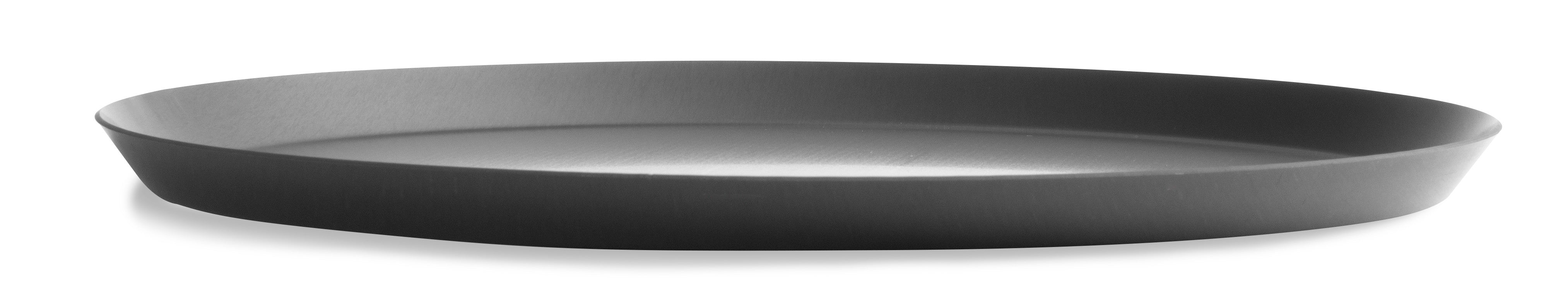 18" Solid Press Cut Pizza Pan with Hard Coat Anodized Finish