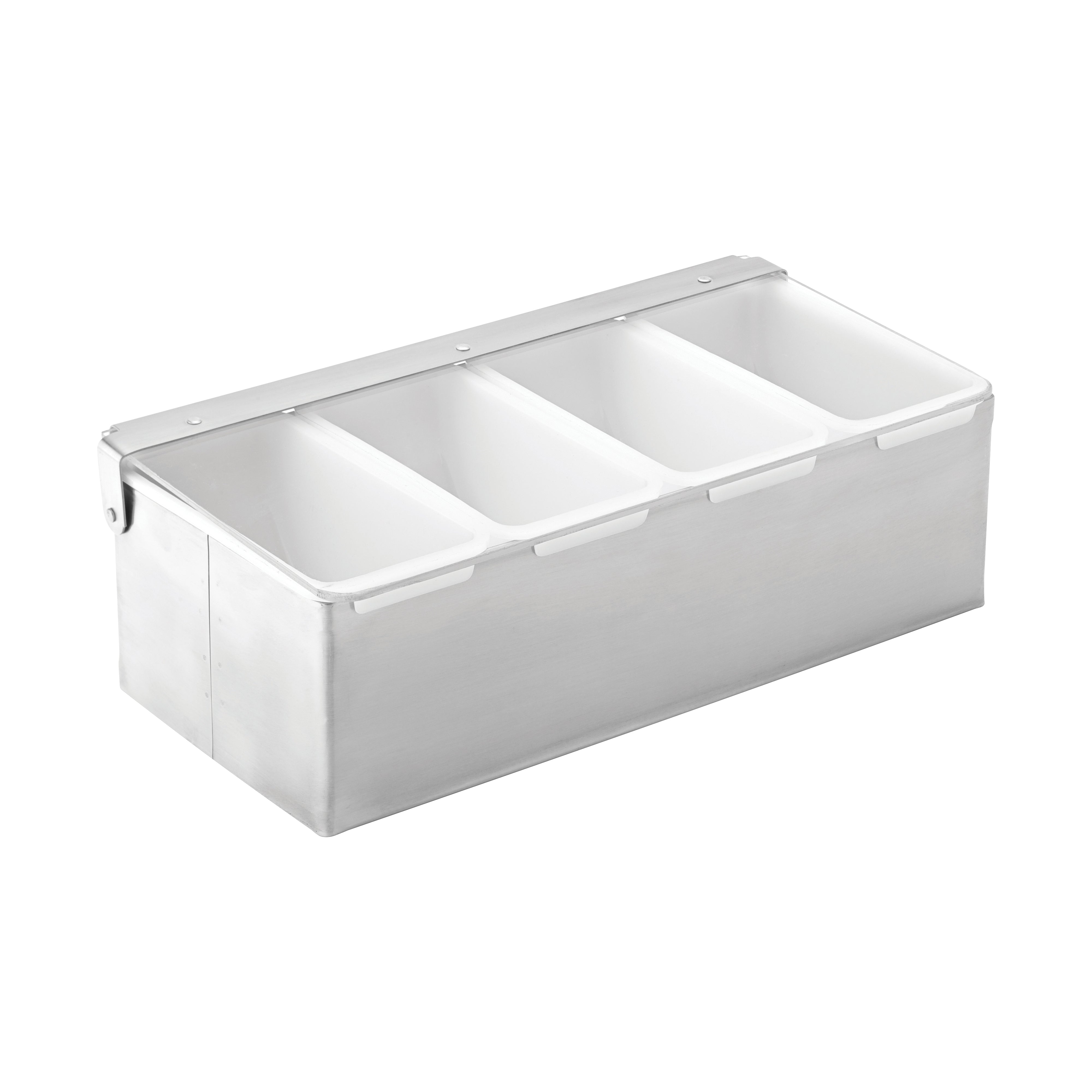 Bar Accessories Condiment Holder W/ 4 Inserts oz