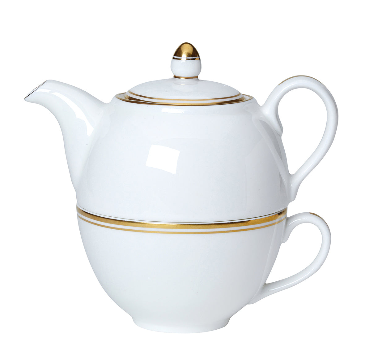 Tea For One Set Burnished Gold