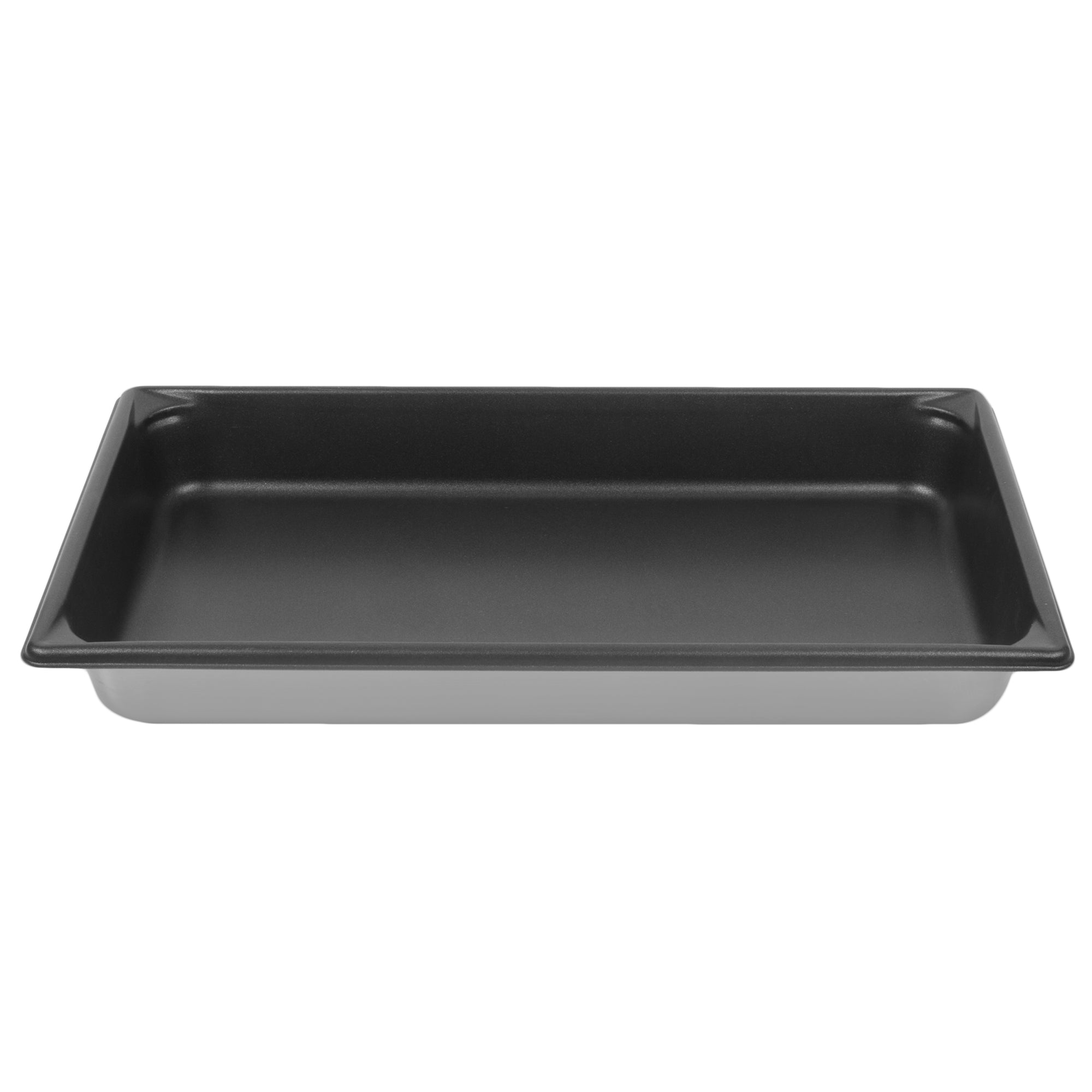 Full-Size 2 ½"-Deep Super Pan V® Stainless Steel Steam Table Pan with Steel Coat X3™ Nonstick Coating