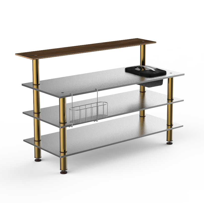 Pro Bar Station L 71.0" W 34.5" Modular