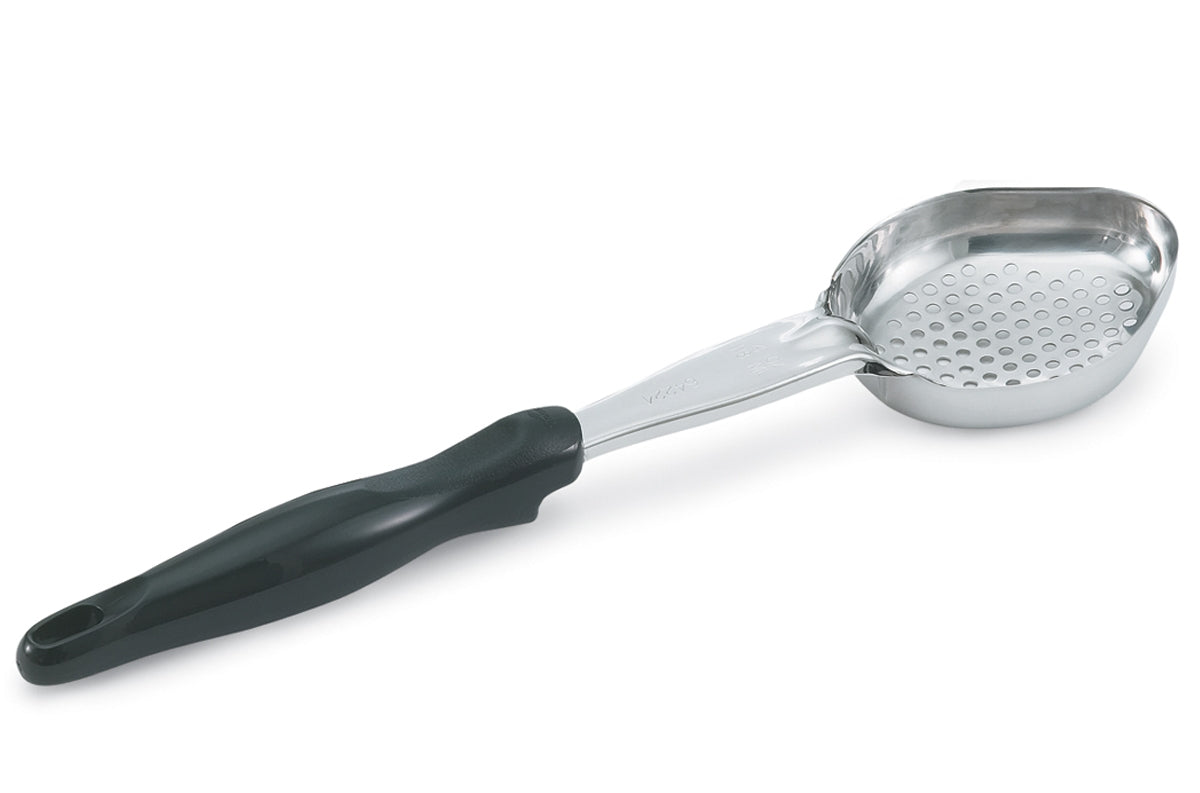 One Piece Heavy-Duty Spoodle® Utensil- Black Handle Oval Bowl