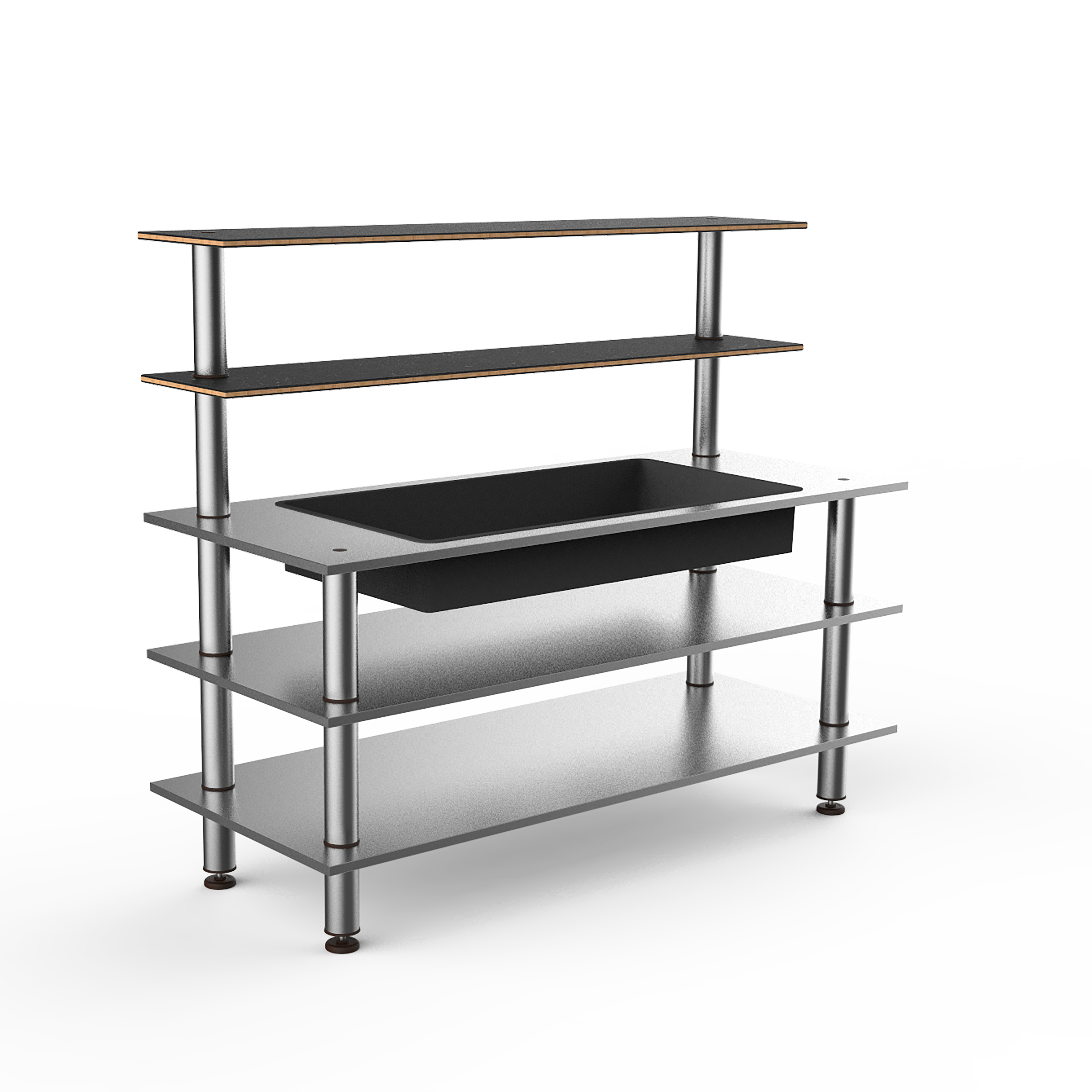 Pro Back Bar Station L 71.0" W 29.5" Modular