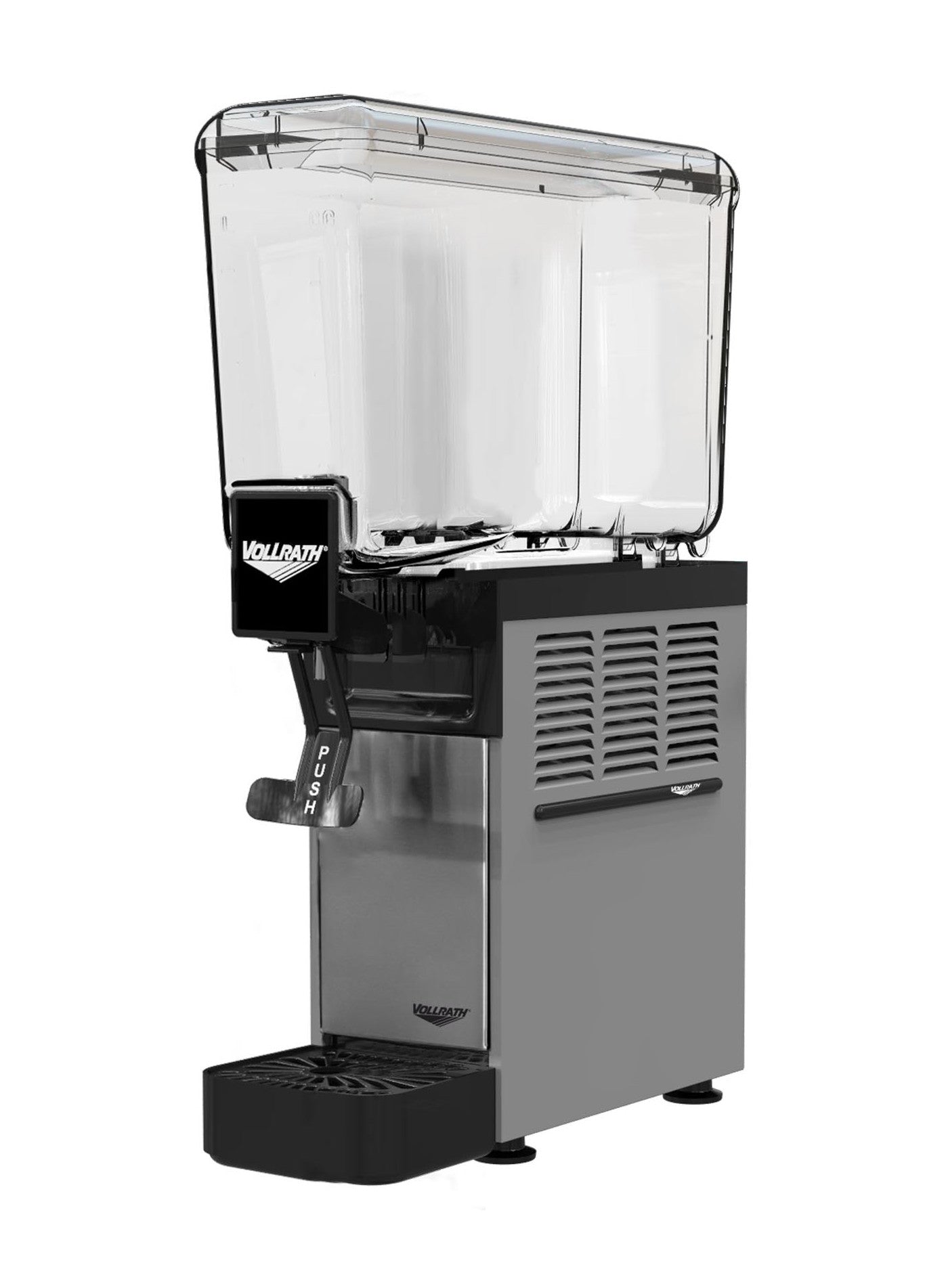 Refrigerated Beverage Dispenser with One 2.11-Gallon Bowl and Agitator Circulation, 115V