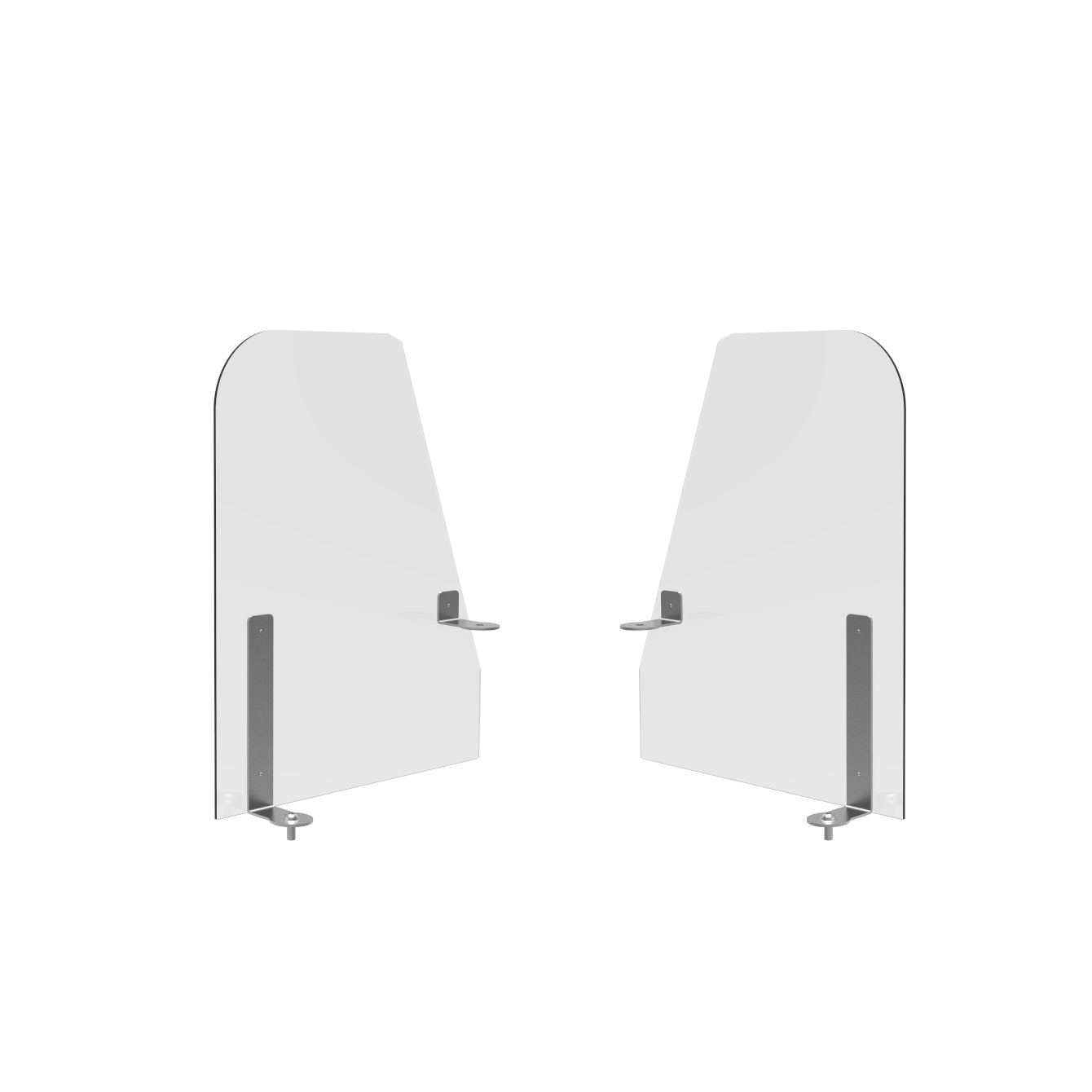 End Panels With Adaptors For Breath Guard L 28.5" Modular