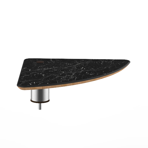 Large Triangle Low Display Shelf L 17.0" W 17.0" Modular