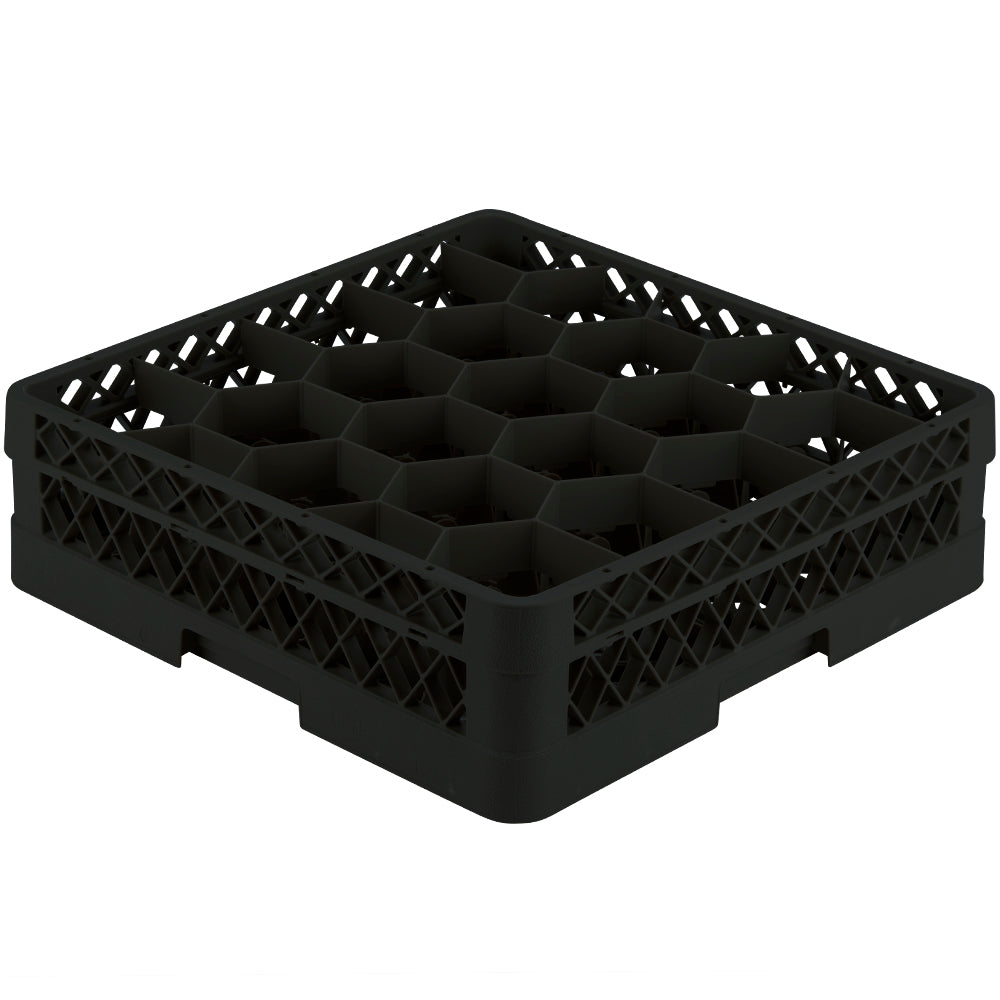 Traex® Full-Size Rack Max® Compartment Racks with 20 Hexagon shaped compartments and one extender in Black