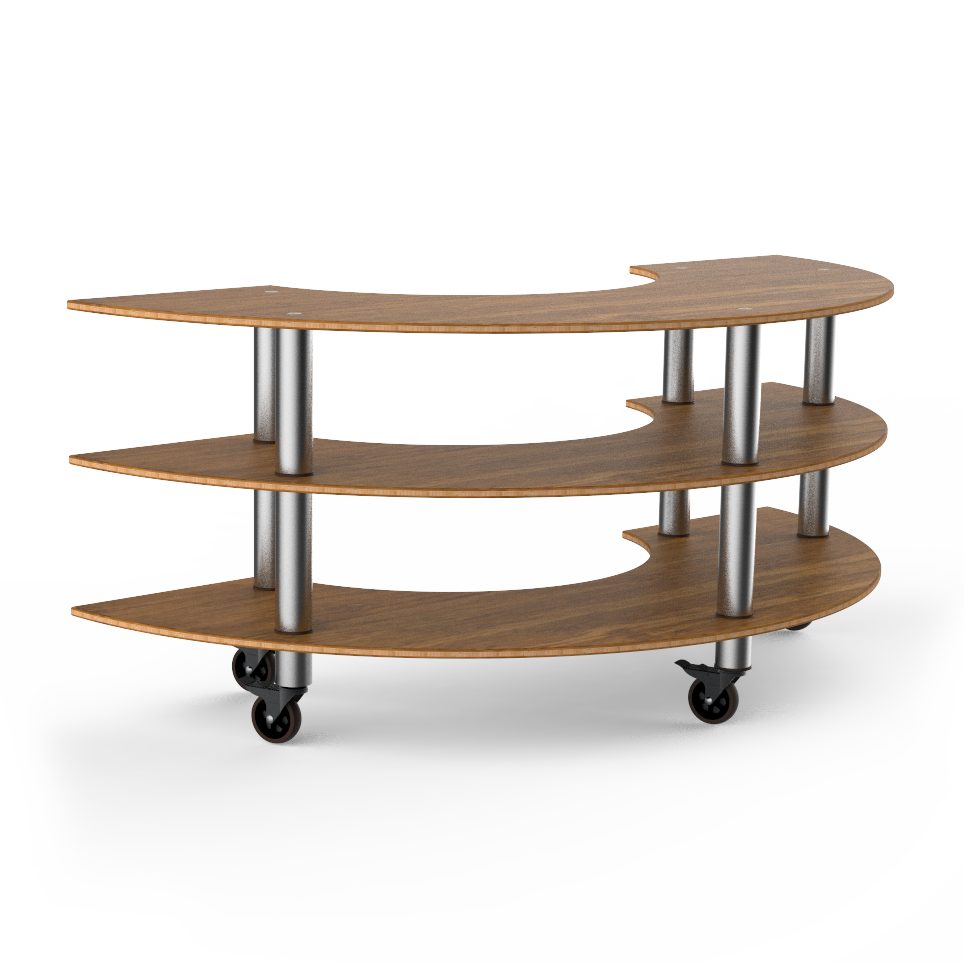 Creative Curved Station L 81.5" W 41.0" Modular