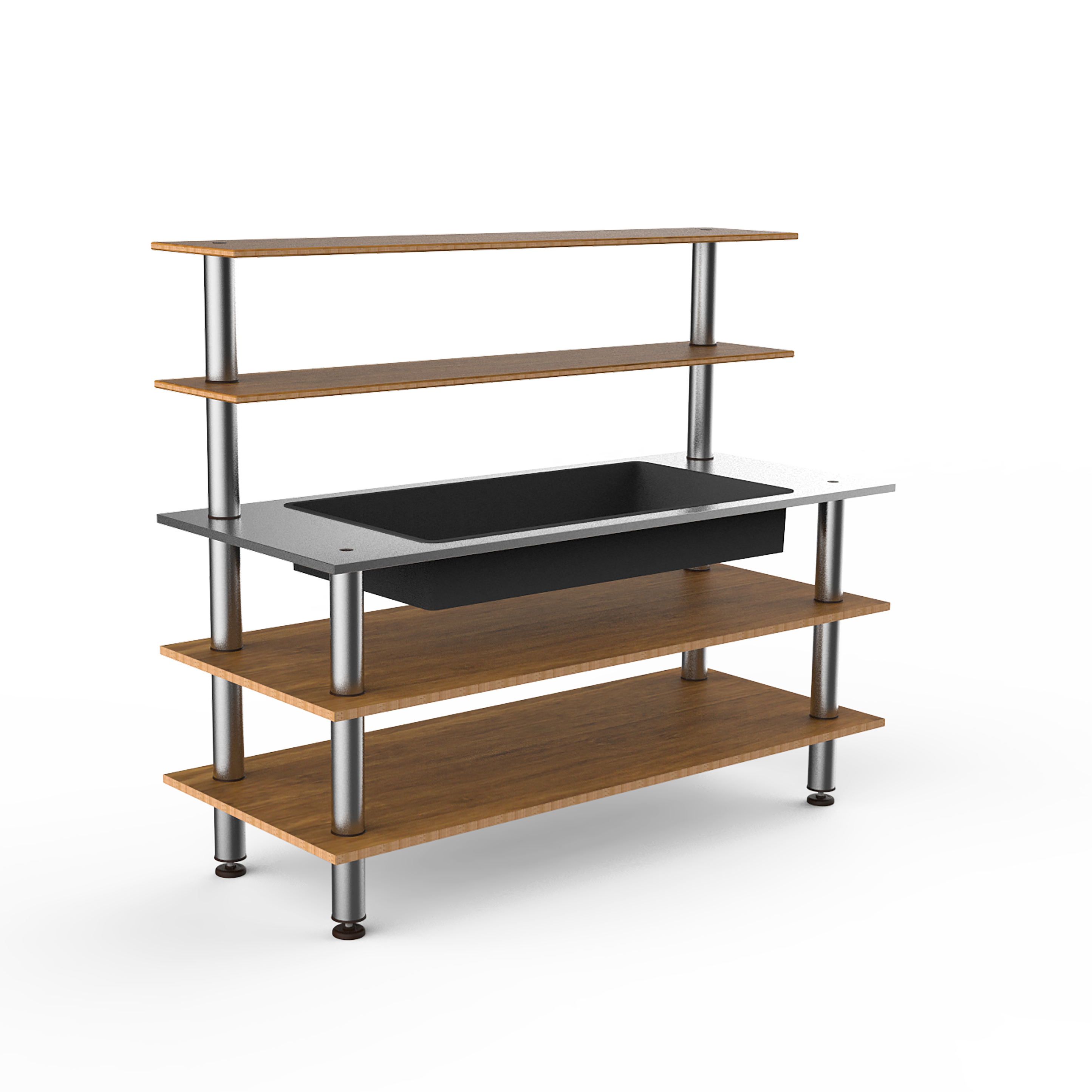 Pro Back Bar Station L 71.0" W 29.5" Modular