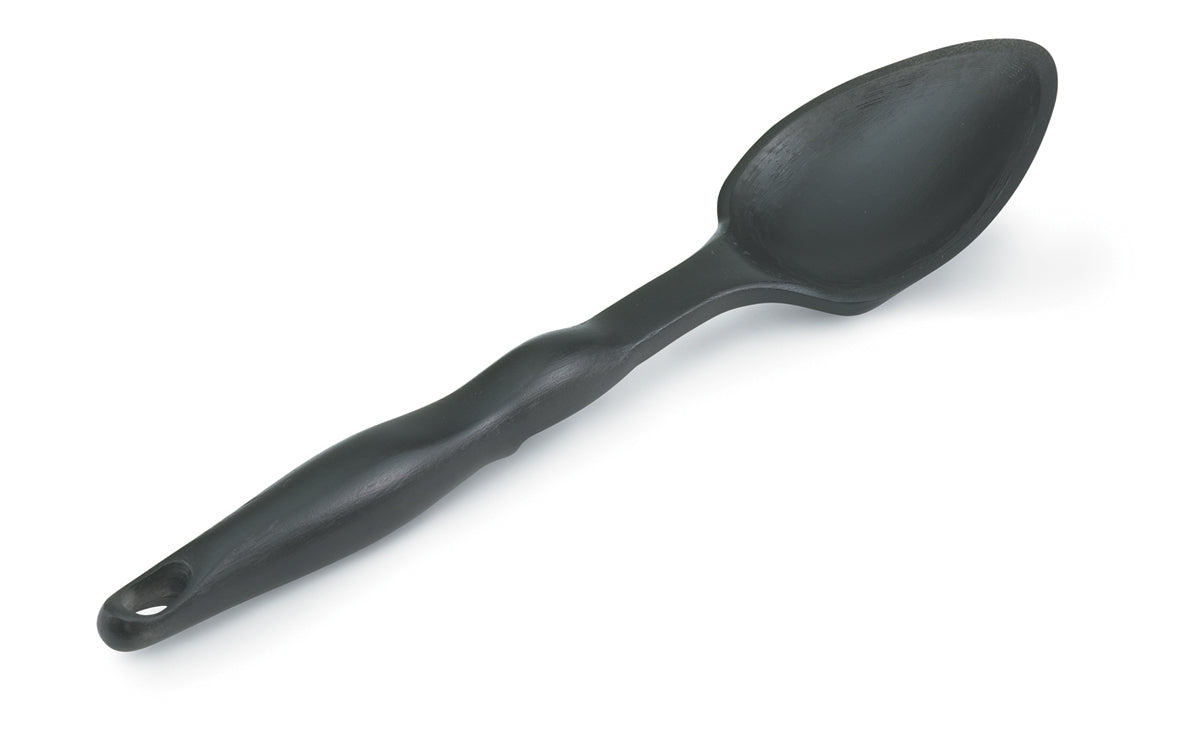 Solid nylon spoon in black