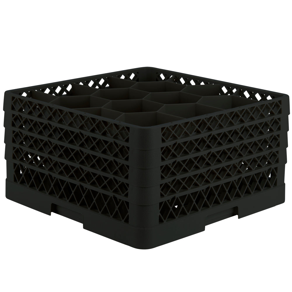 Traex® Full-Size Rack Max® Compartment Racks with four extenders in Black