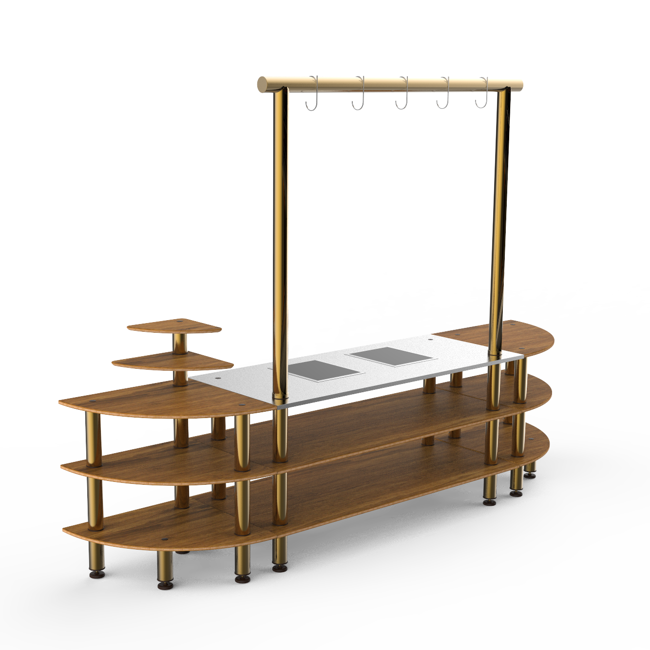 Streamline Arch Induction Station L 130.0" W 29.5" Modular