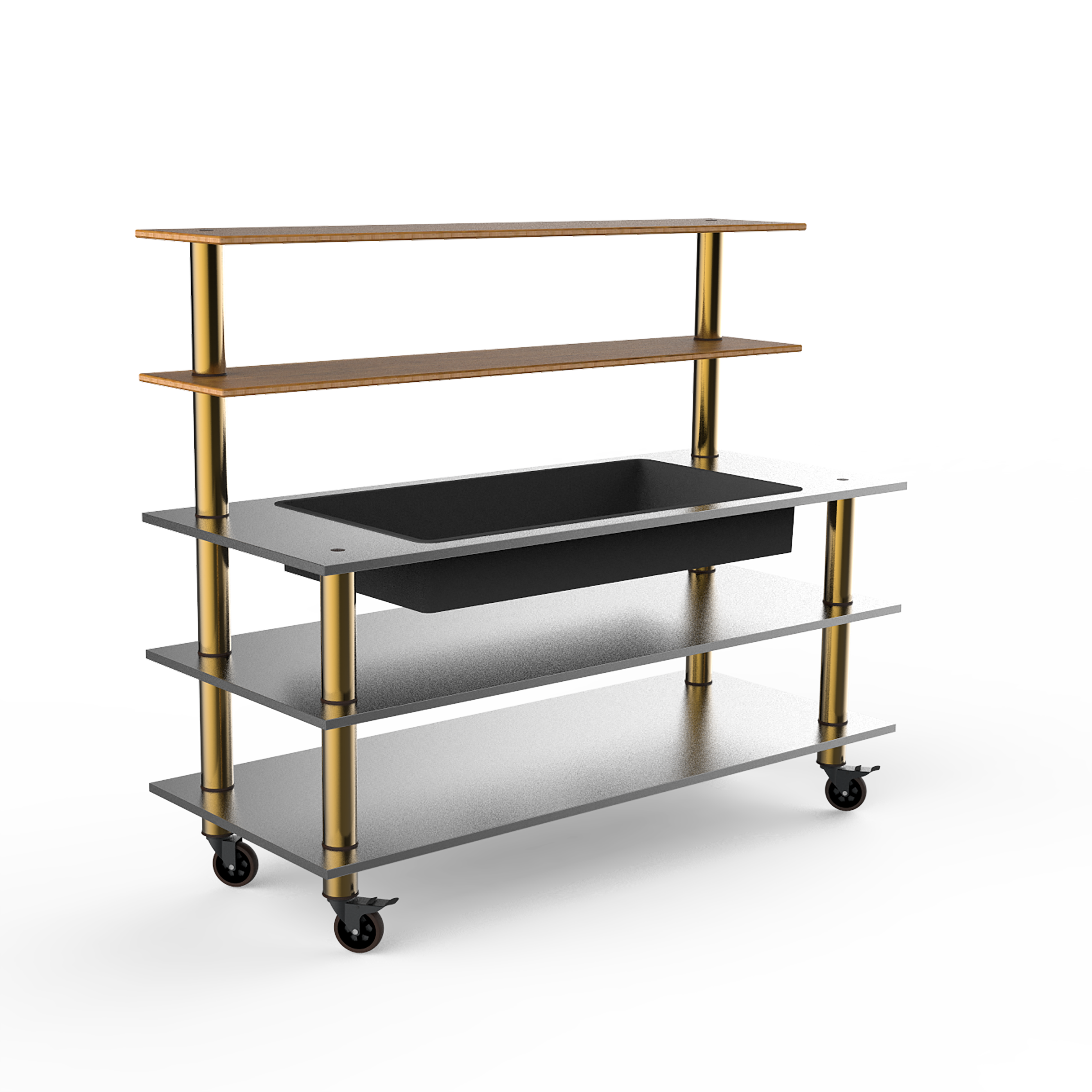 Pro Back Bar Station L 71.0" W 29.5" Modular