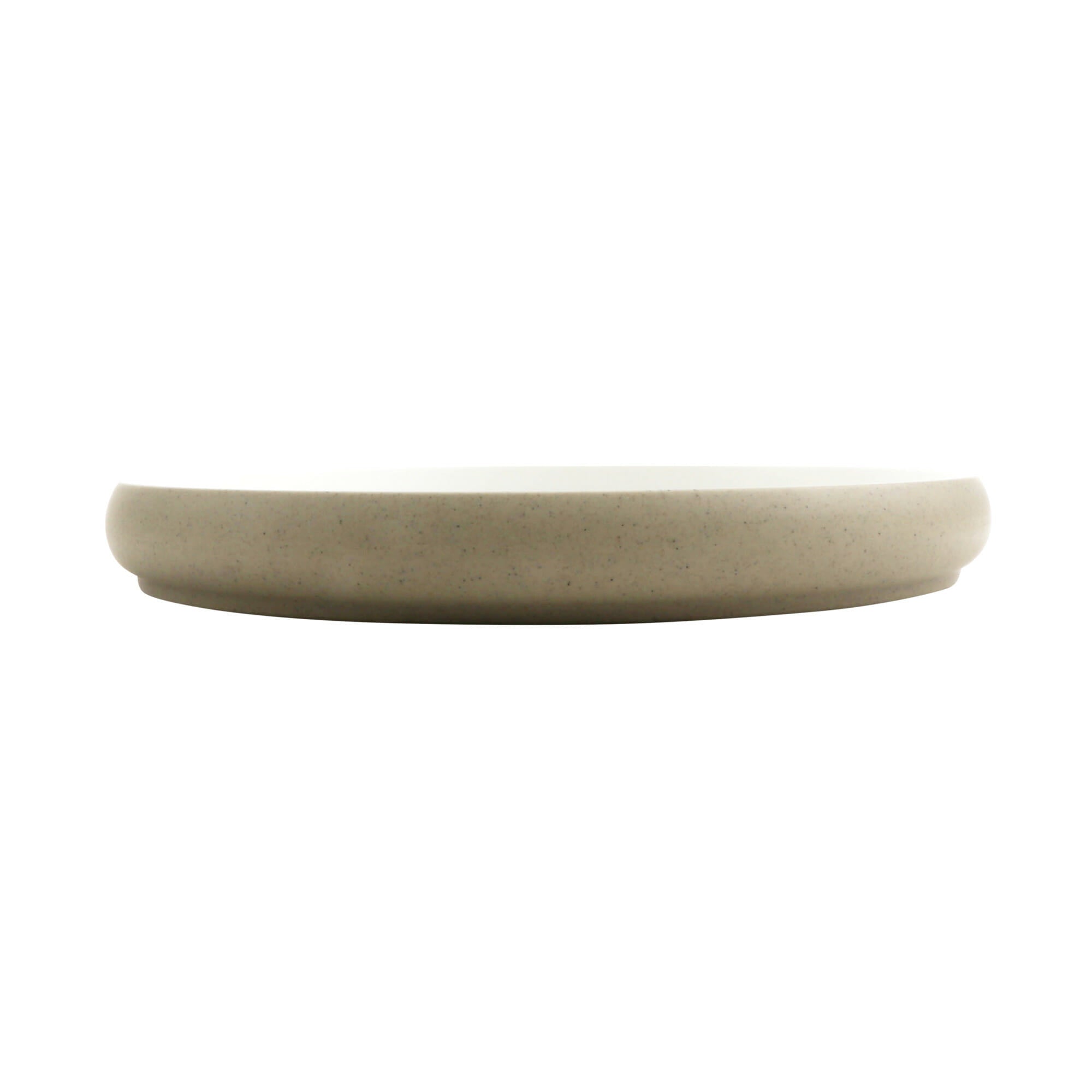 Cheforward Hatch 8-1/2" Round Melamine Plate, Touch of Honey/Sandstone