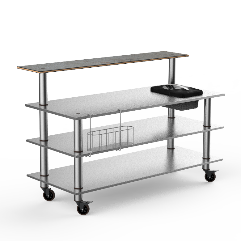 Pro Bar Station L 71.0" W 34.5" Modular