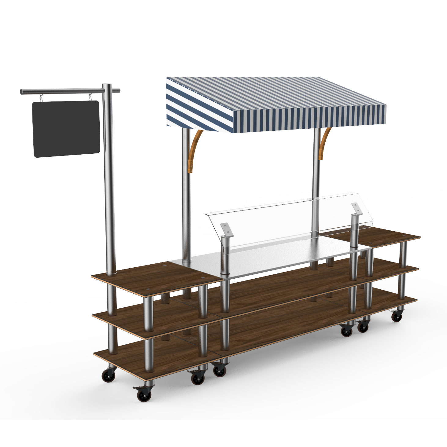 Classic Canopy Station L 130.0" W 33.0" Modular