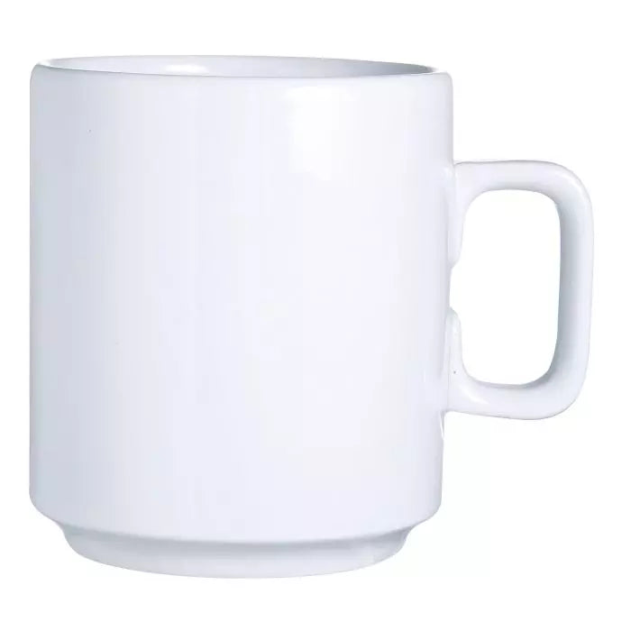Stackable Mug  H: 3" W: 3 1/2"