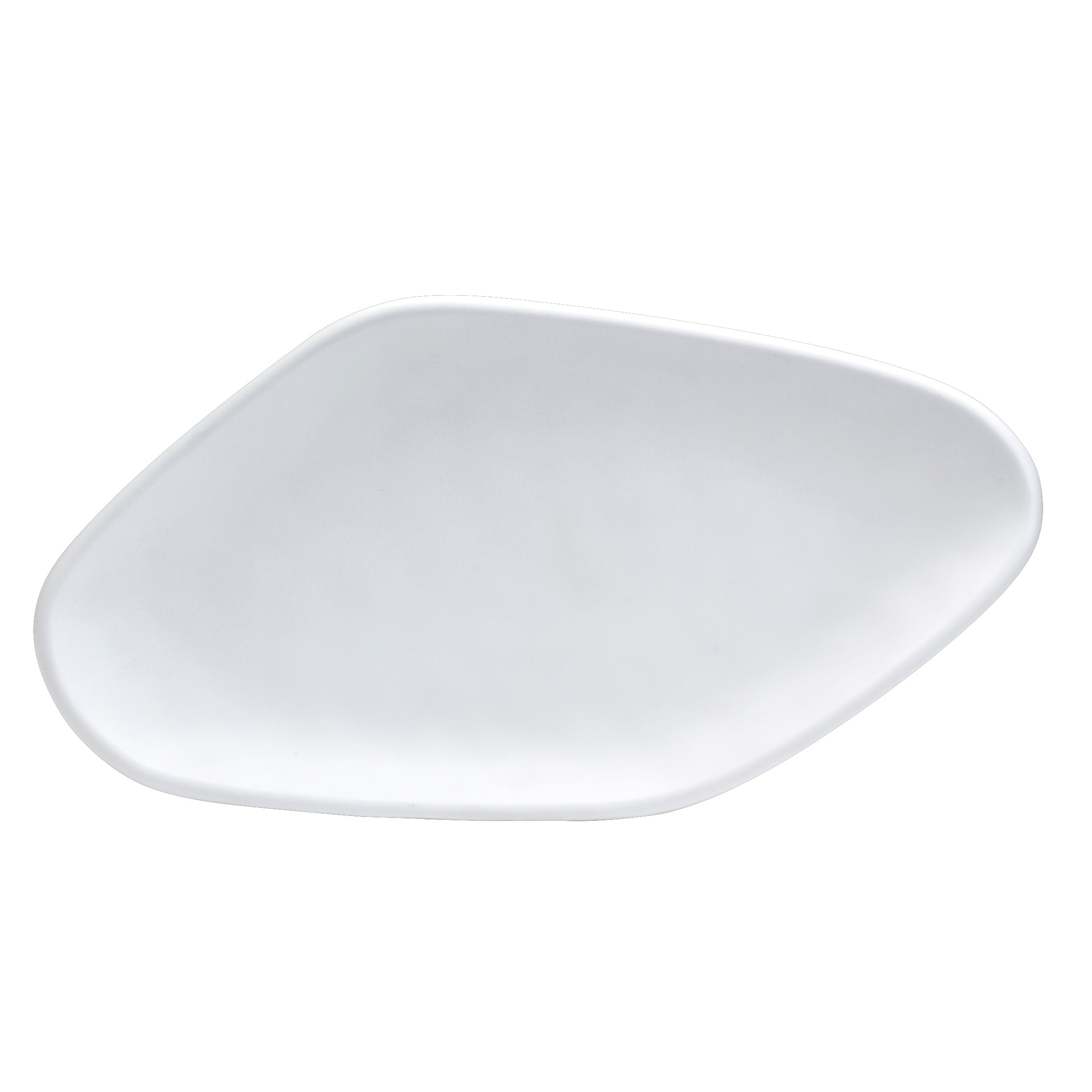 Oval Platter L 15.0" W 8.5" Marisol White